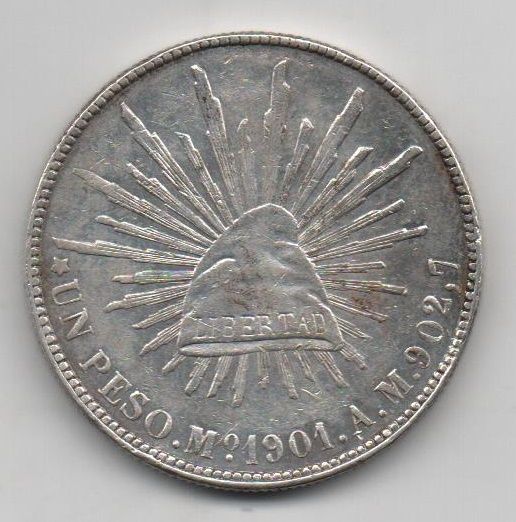 MEXICO DEL AÑO 1901 DE 1 PESO 